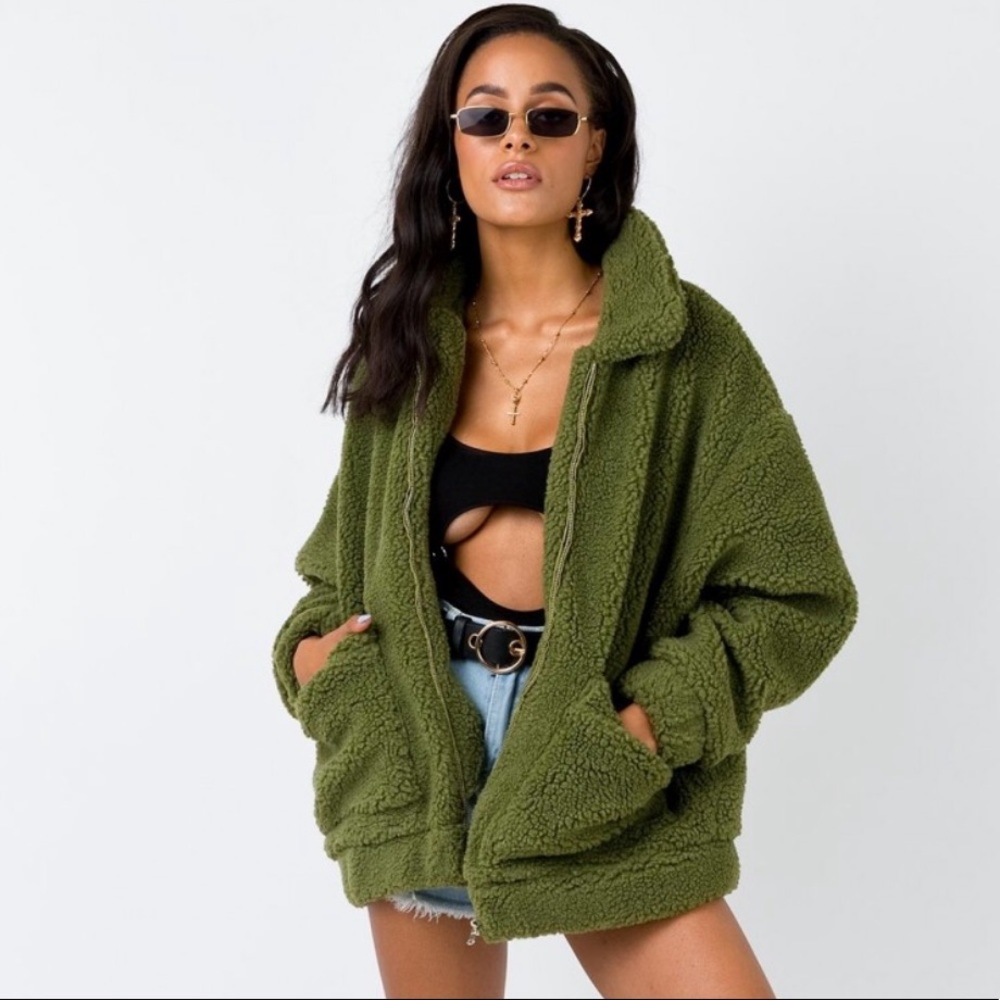 I AM GIA Pixie Coat in Khaki